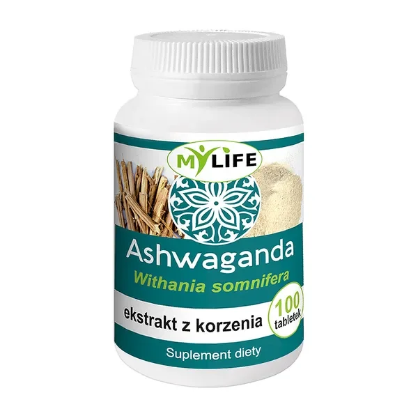 Ashwagandha 300 mg 100 tabletek [MyLife] - MyLife