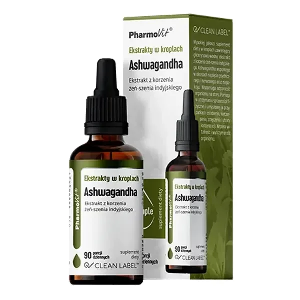 Ashwagandha 400 mg 30 ml [Pharmovit Clean Label] - Pharmovit Clean Label