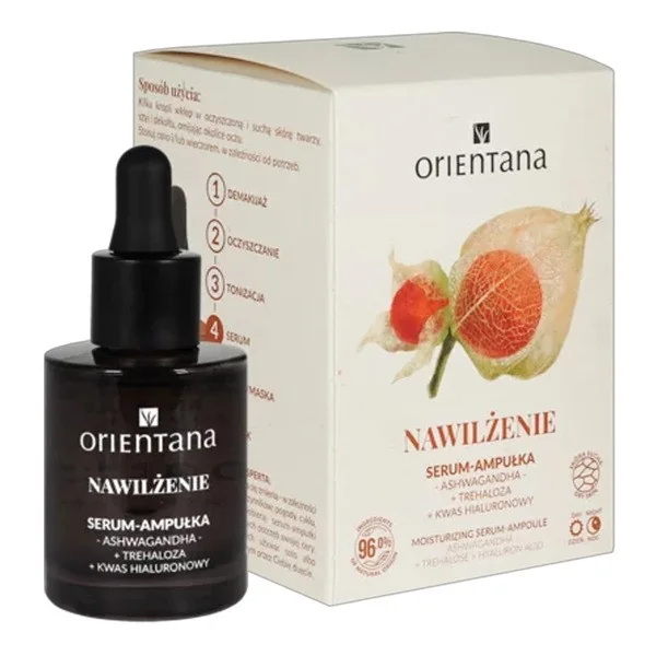 Ashwagandha Serum-ampułka nawilżenie 30ml [Orientana] - Orientana