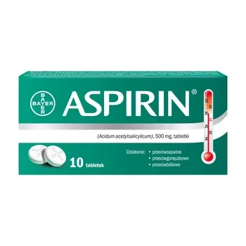 Aspirin 500 mg 10 tabletek [BAYER] - BAYER