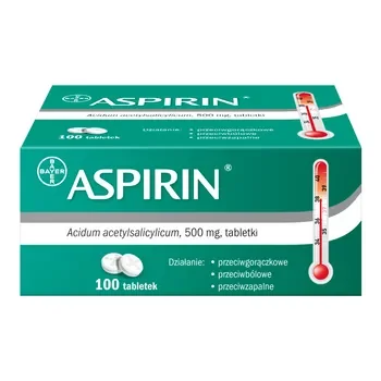 Aspirin 500 mg 100 tabletek [BAYER] - BAYER