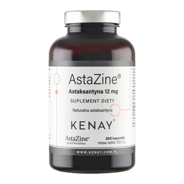 Astaksantyna 12 mg 300 kapsułek [Kenay] - Kenay