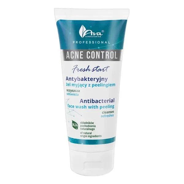 AVA Acne Control antybakteryjny żel myjący z peelingiem 200 ml [AVA] - AVA