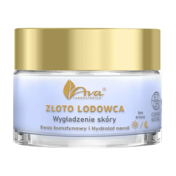 AVA Złoto Lodowca krem wygładzający skórę twarzy 50ml - AVA