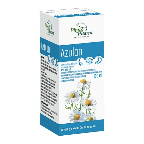 Azulan koncentrat do sporządzania roztworu 100 ml [PHYTOPHARM] - PHYTOPHARM