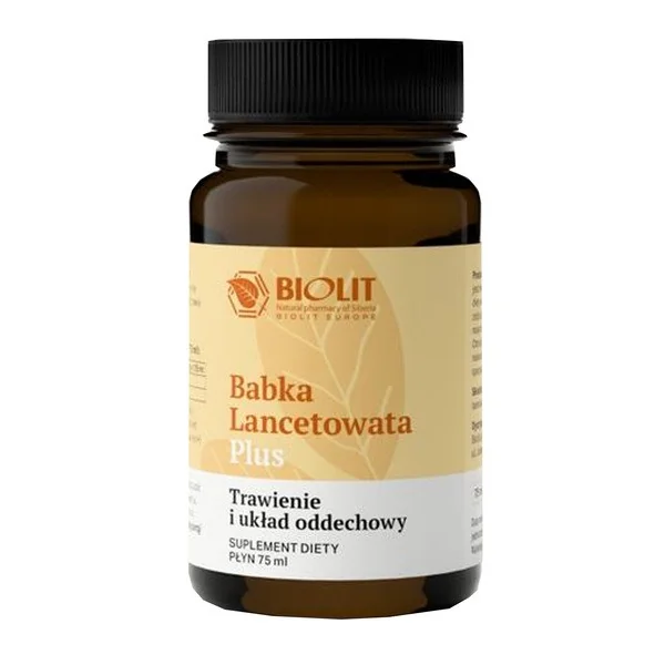 Babka lancetowata Plus 360 mg + Witamina C 15 mg 75 ml [Biolit] - Biolit