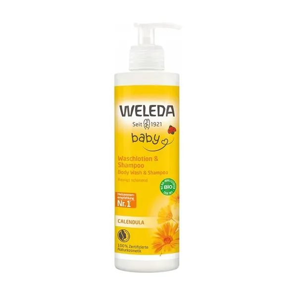 Baby Calendula Szampon i płyn do mycia ciała 400ml [Weleda] - Weleda