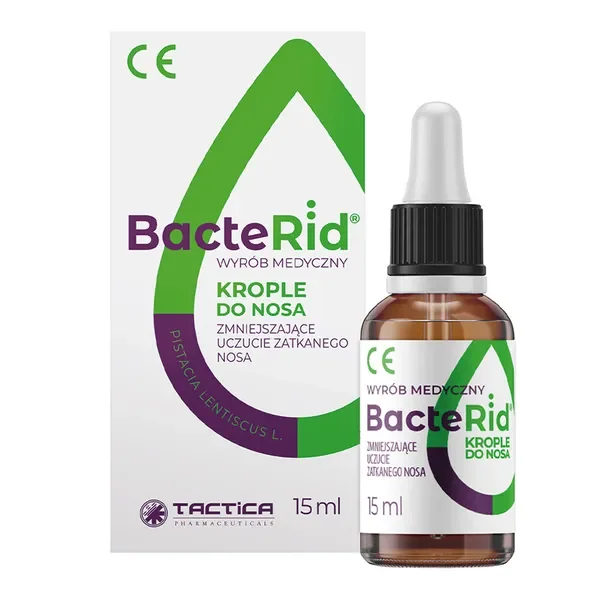 BacteRid krople udrażniające nos 15 ml - BacteRid