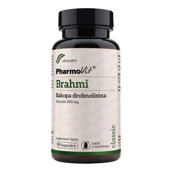 Bakopa drobnolistna 200 mg 90 kapsułek [Brahmi] - Brahmi