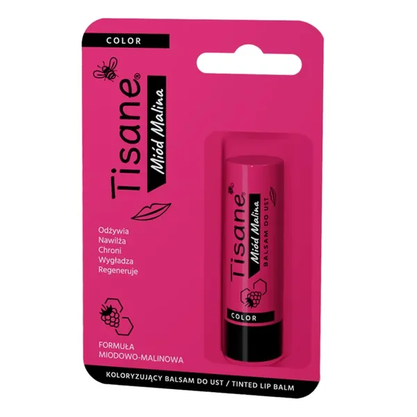 Balsam do ust Miód Malina 5,1g [Tisane] - Tisane