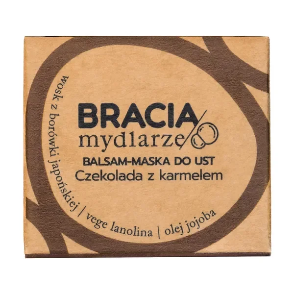 Balsam-maska do ust Czekolada z karmelem 15ml [Bracia Mydlarze] - Bracia Mydlarze