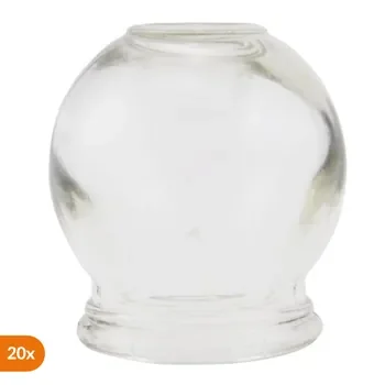 Bańki lekarskie szklane 20 szt. [HUTA SZKLA CZECHY] - HUTA SZKLA CZECHY