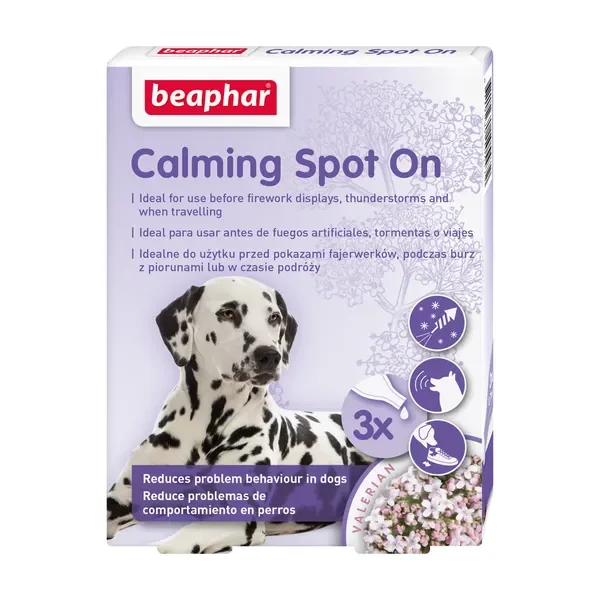 Beaphar No Stress Spot On Dog krople uspokajające dla psa 3 x 0,7 ml - Beaphar