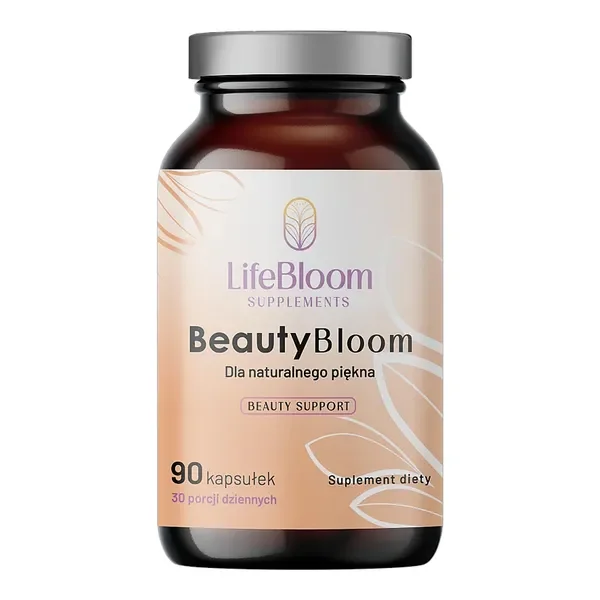 BeautyBloom Kompleks na włosy skórę paznokcie 90 kapsułek [LifeBloom] - MZ