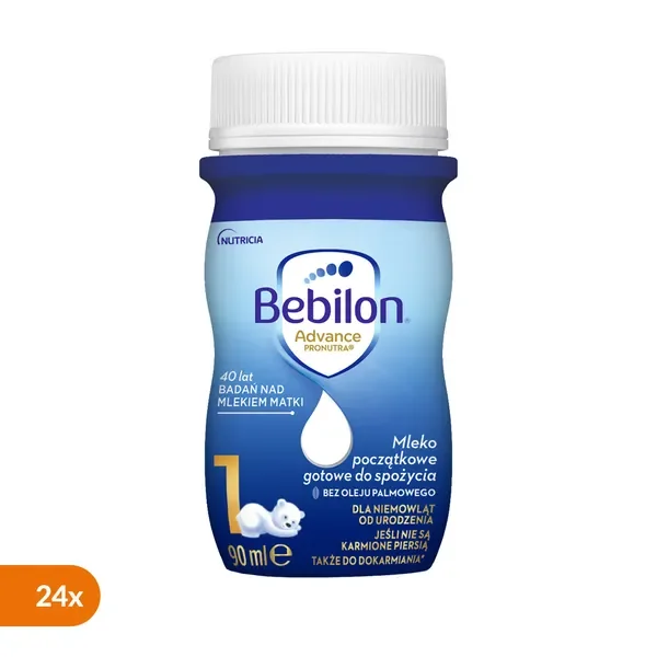 Bebilon 1 Advance Pronutra mleko początkowe 24x90ml - Bebilon