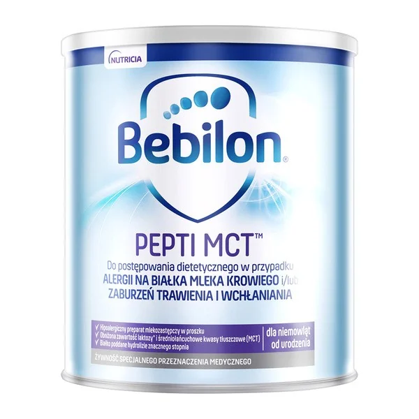 Bebilon Pepti MCT żywność specjalnego przeznaczenia medycznego 450g [Bebilon] - Bebilon