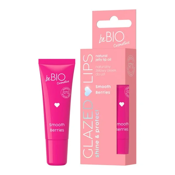 BeBio Glazed Lips żelowy olejek do ust smooth berries 10 ml - beBIO