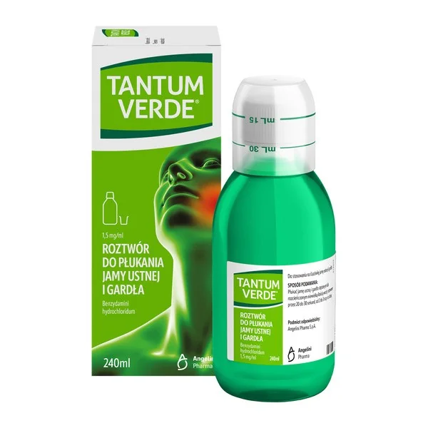 Benzydamina 0,15% 240ml [Tantum Verde] - Tantum Verde