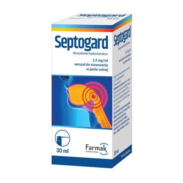 Benzydamina 1,5 mg/ml 30 ml [Septogard] - Septogard