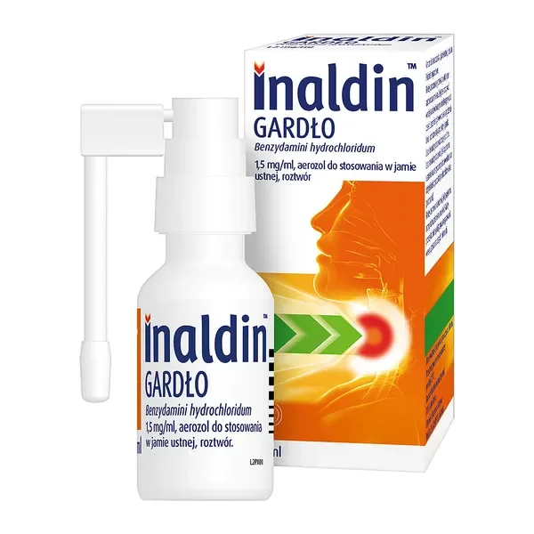 Benzydamina 1,5 mg/ml aerozol 30 ml [Inaldin] - Inaldin