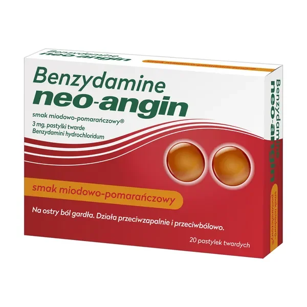 Benzydamina 3 mg 20 pastylki [Neo-Angin] - Neo-Angin