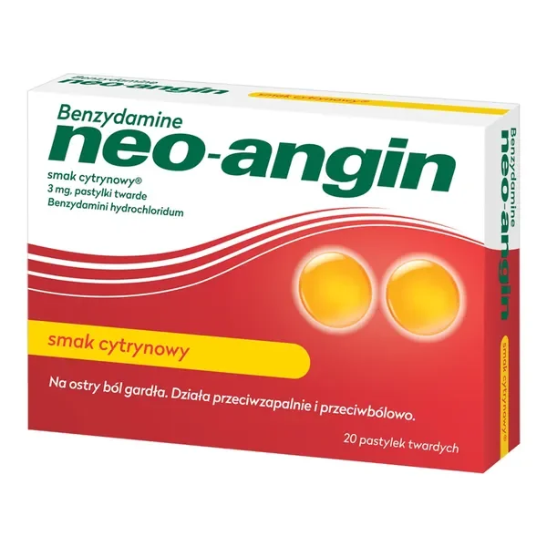 Benzydamina 3mg 20 pastylki [Neo-Angin] - Neo-Angin