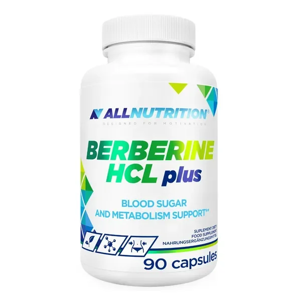 Berberine HCL Plus 10mg 90 kapsułek [ALLNUTRITION] - ALLNUTRITION