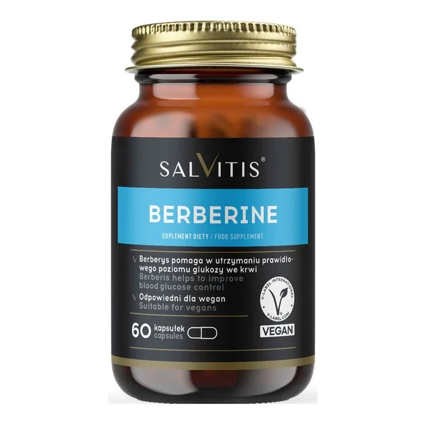 Berberyna 10 mg 60 kapsułek [Salvitis] - Salvitis