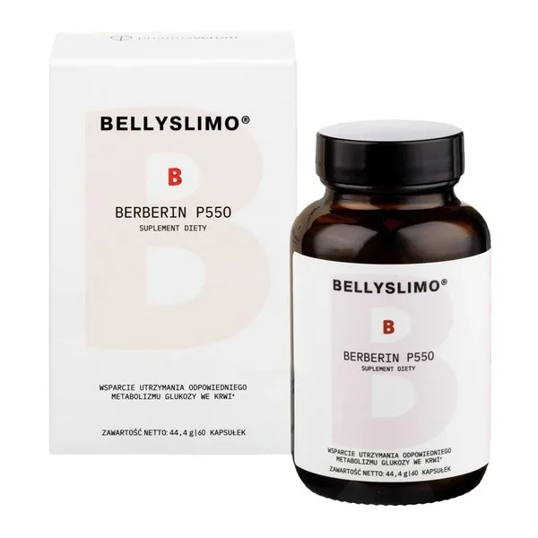 Berberyna 165 mg 60 kapsułek [Bellyslimo] - Bellyslimo