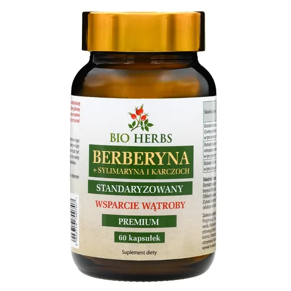 Berberyna + Sylimaryna + Cynaryna 60 kapsułek [My Herbs] - My Herbs