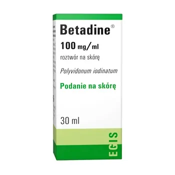 Betadine 10% roztwór na skórę 30 ml [EGIS] - EGIS