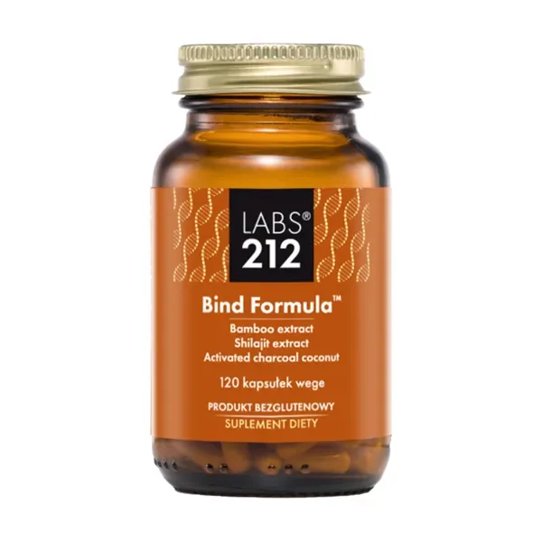Bind Formula Krzem z bambusa + Węgiel aktywny + Mumio 120 kapsułek [LABS212] - LABS212