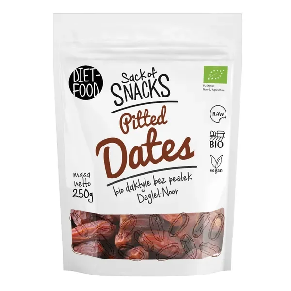 Bio Daktyle bez pestek 250g [Diet-Food] - Diet-Food