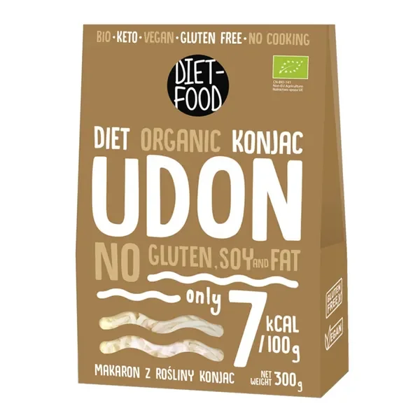 Bio makaron konjac shirataki udon 300g [Diet-Food] - Diet-Food