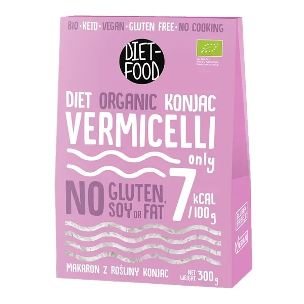 Bio makaron konjac shirataki vermicelli 300g [Diet-Food] - Diet-Food