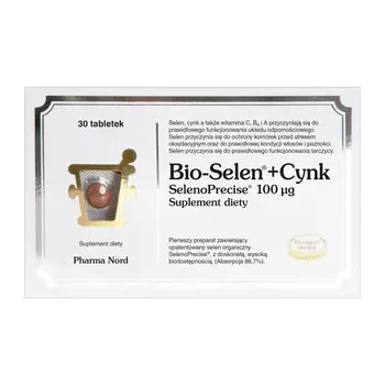 Bio-Selen + Cynk 100 µg + 15 mg 30 tabletek [PHARMA NORD] - PHARMA NORD