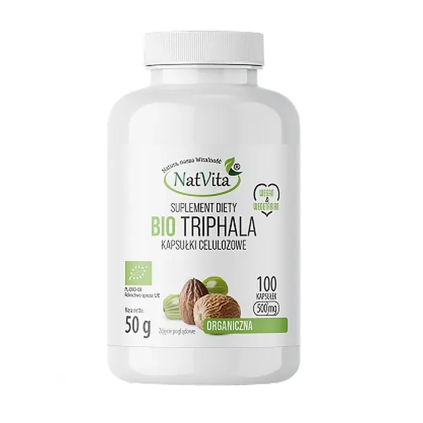 Bio Triphala 500mg 100 kapsułek [NatVita] - NatVita