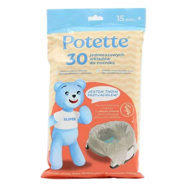 Biodegradowalne wkłady jednorazowe 30 szt [Potette] - Potette