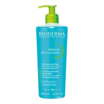 Bioderma Sebium Gel Moussant antybakteryjny żel do mycia twarzy 200 ml [NAOS] - NAOS