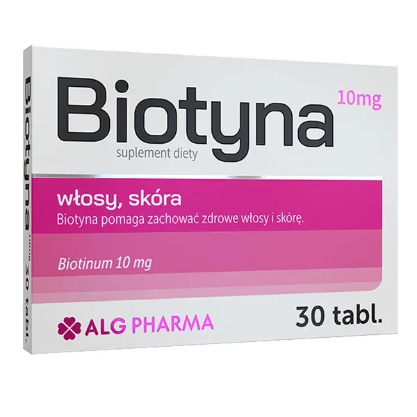 Biotyna 10 mg 30 tabletek [Alg Pharma] - Alg Pharma