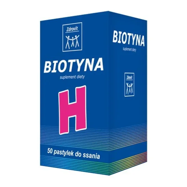 Biotyna 100 µg 50 pastylki [Zdrovit] - Zdrovit