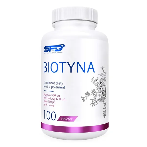 Biotyna 2500 µg 100 tabletek [SFD] - SFD nutrition
