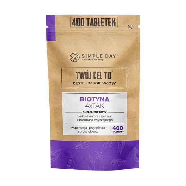 Biotyna 2500 µg 400 tabletek [Twój Cel To] - Twój Cel To