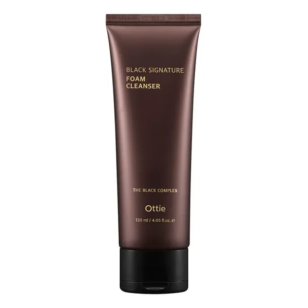 Black Signature Foam Cleanser oczyszczająca pianka ze śluzem ślimaka 120ml [OTTIE] - OTTIE