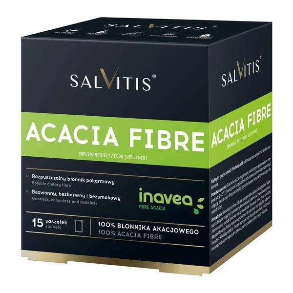 Błonnik akacjowy 10g 15 saszetek [Salvitis] - Salvitis