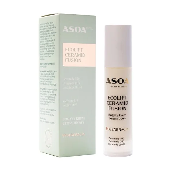 Bogaty krem ceramidowy Ecolift Ceramid Fusion 50ml [Asoa] - Asoa