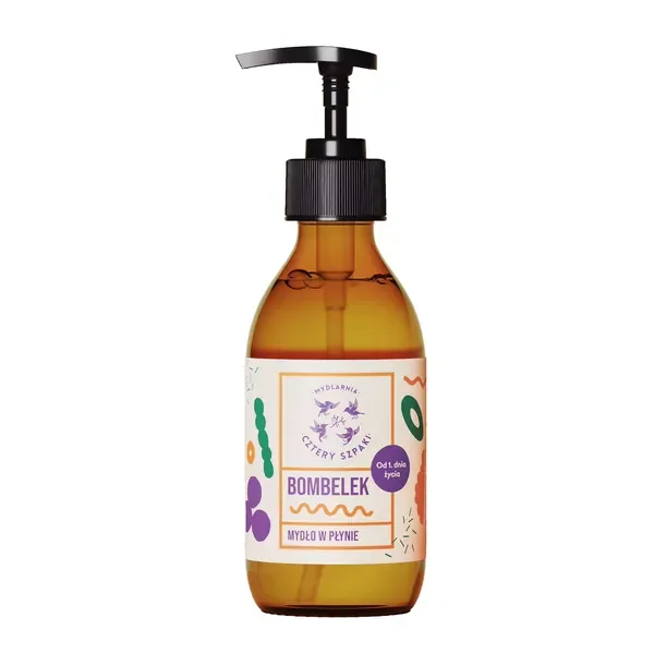 Bombelek naturalne mydło w płynie 300ml [Cztery Szpaki] - Cztery Szpaki