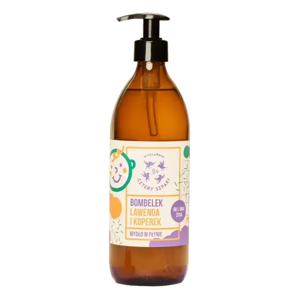 Bombelek naturalne mydło w płynie od 1. dnia życia 500 ml [Cztery Szpaki] - Cztery Szpaki