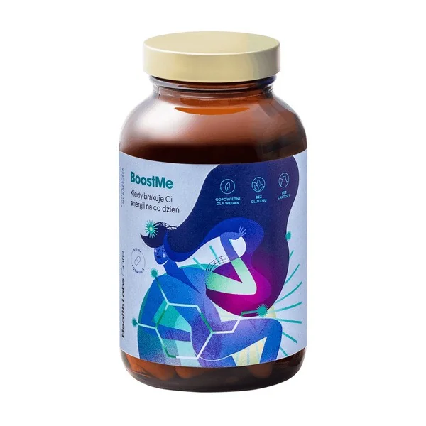 BoostMe Magnez + Witaminy B + Żeń-szeń 120 kapsułek [Health Labs Care] - Health Labs Care