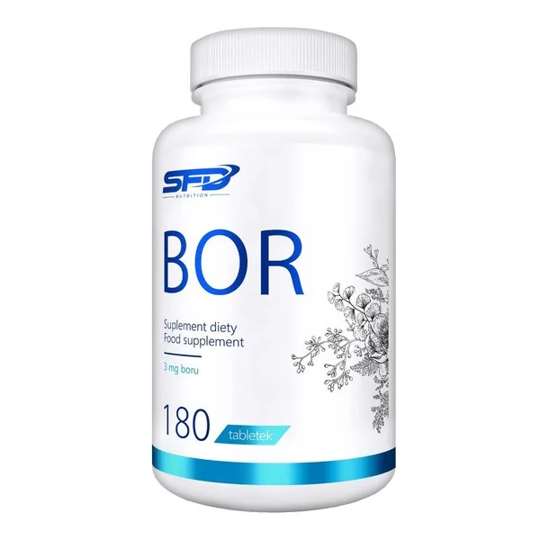 Bor 3 mg 180 tabletek [SFD] - SFD nutrition